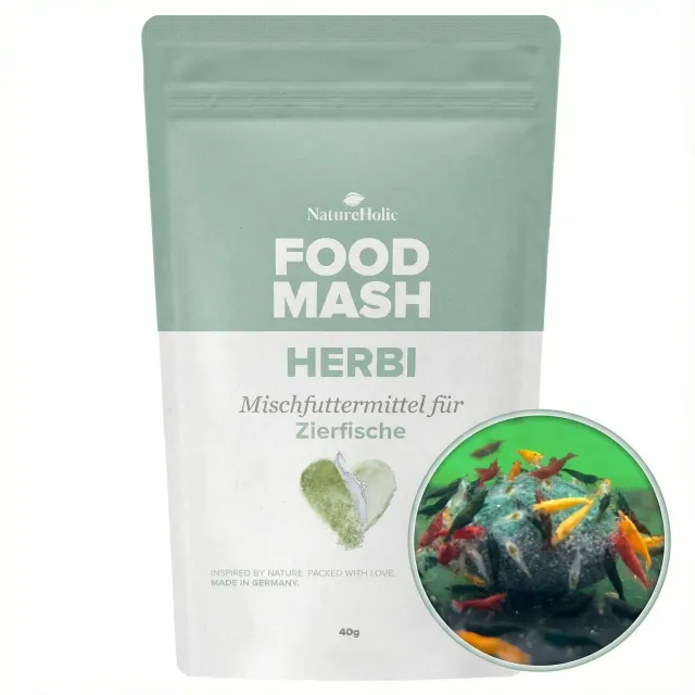 NatureHolic Food Mash Herbi Futterpaste 50 g pflanzlich