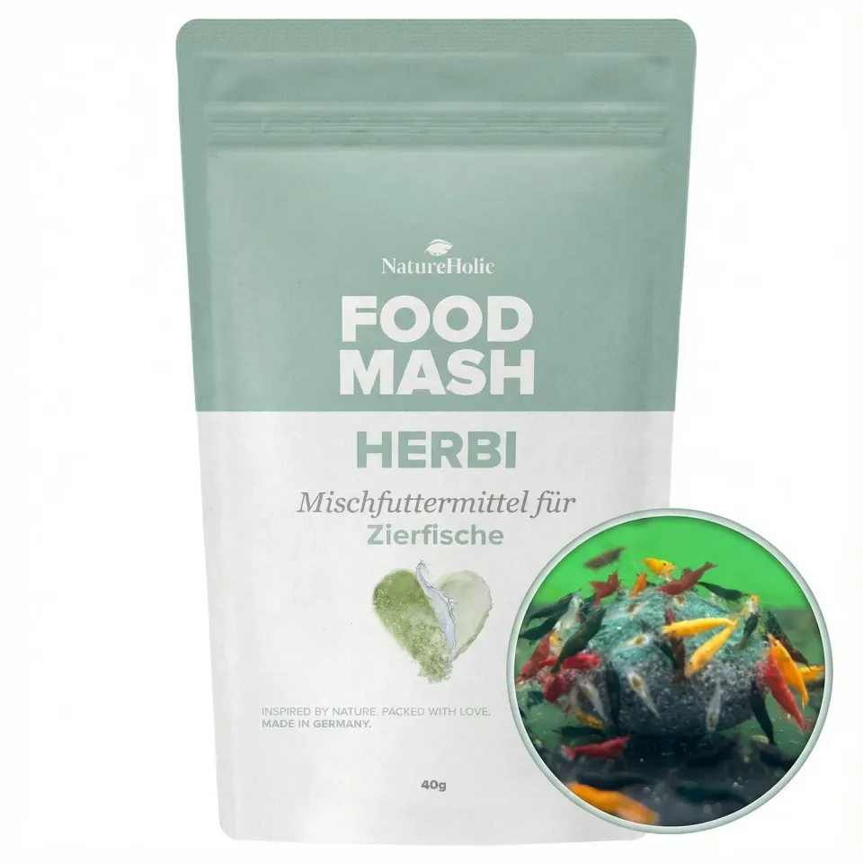 NatureHolic Food Mash Herbi Futterpaste 50 g pflanzlich