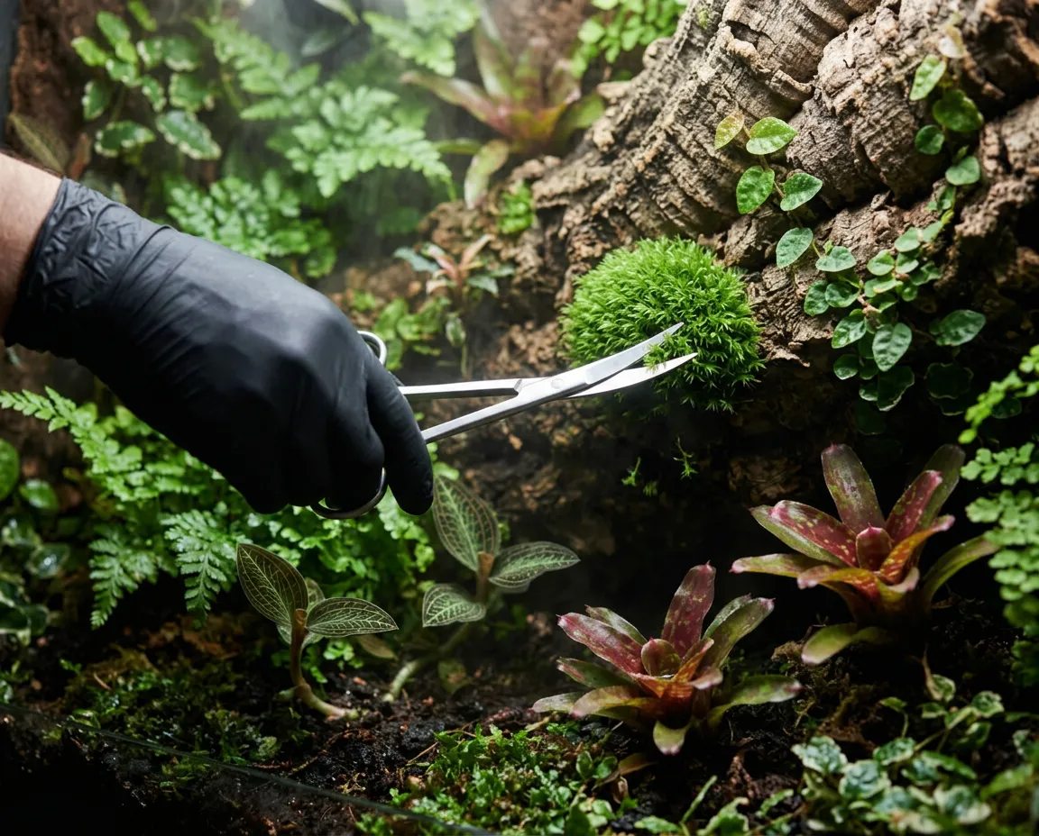 NatureHolic Terrarium Toolset Pflege-Set 5-teilig Edelstahl