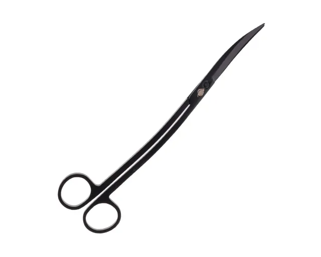 NatureHolic Scaping Scissors wave Pflanzenschere schwarz 25 cm Edelstahl
