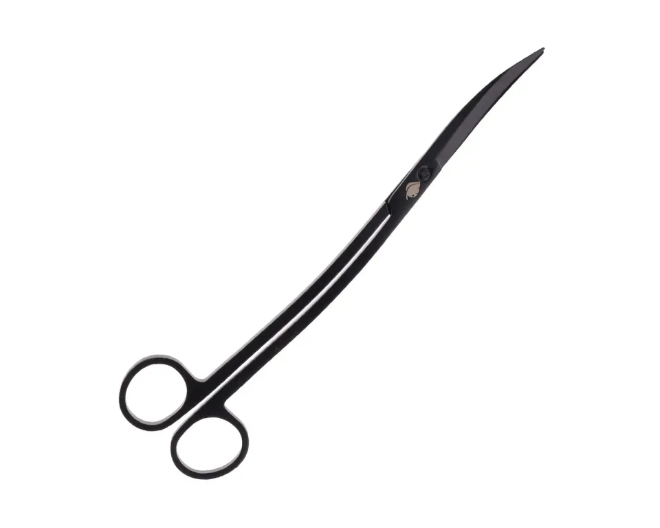 NatureHolic Scaping Scissors wave Pflanzenschere schwarz 25 cm Edelstahl