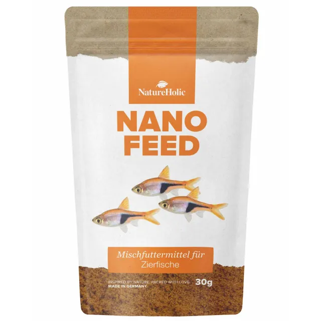 NatureHolic Nanofeed Minifischfutter Granulat 30 g