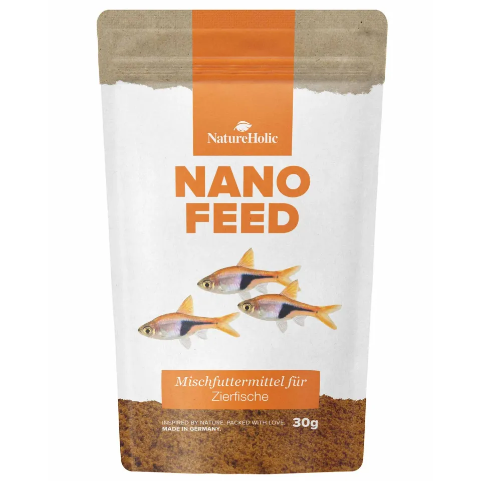 NatureHolic Nanofeed Minifischfutter Granulat 30 g
