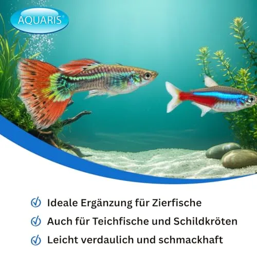 Aquaris Gammarus Fischfutter 25 g natürliche Bachflohkrebse
