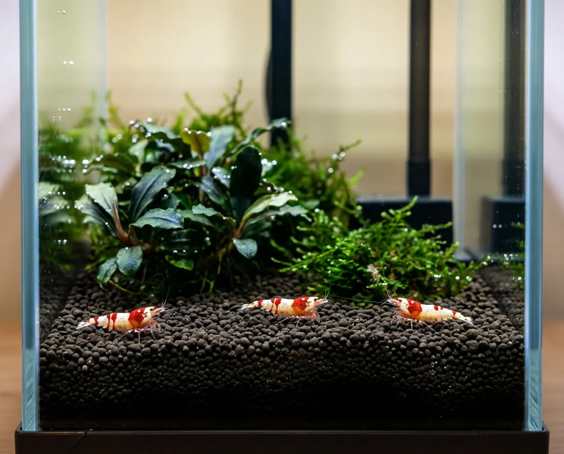 NatureHolic Shrimp Base Garnelenaquarium Komplettset 10,8 L