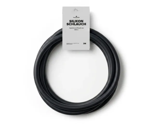 NatureHolic Silikon Aquariumschlauch 16/22 mm 3 m Schwarz algenhemmend