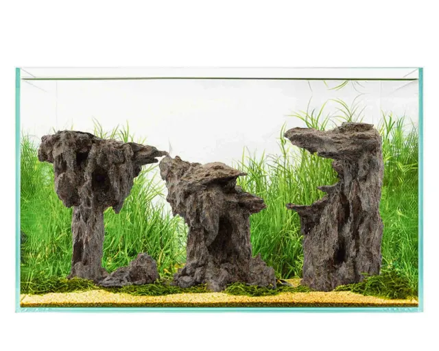 NatureHolic Ready to Scape The Temple Aquariendeko 4-teilig Harz