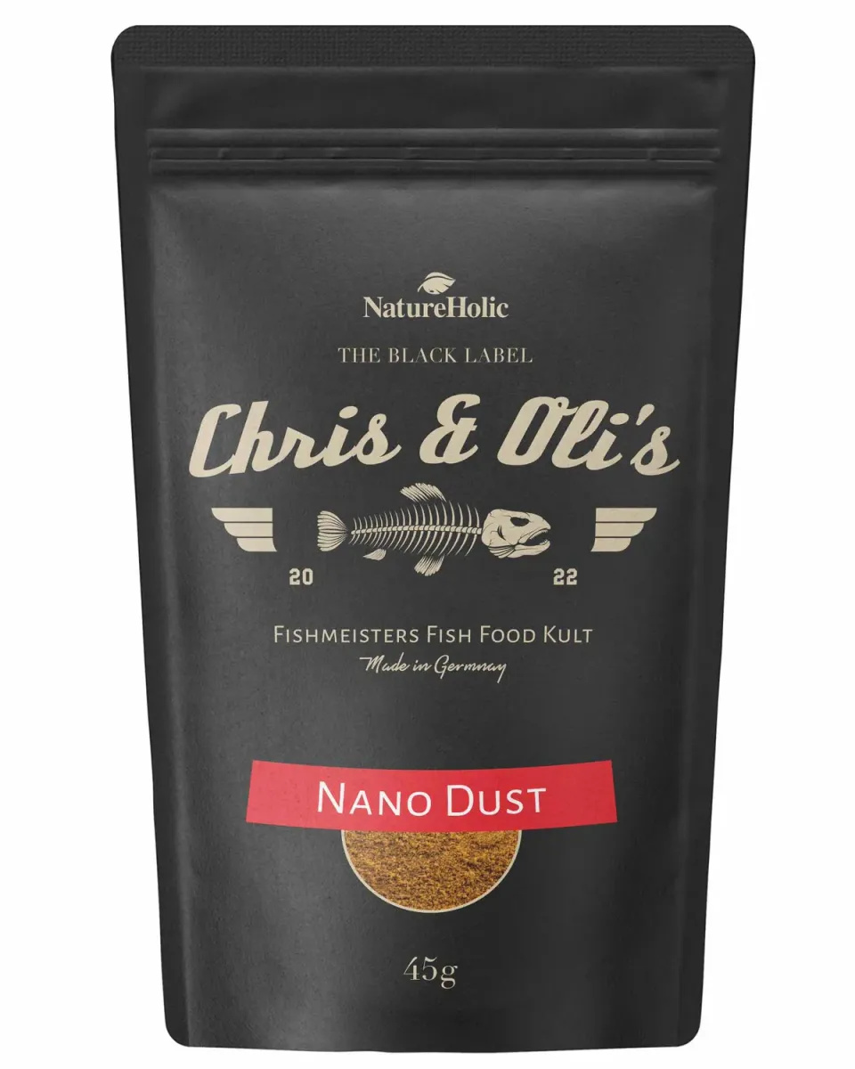 Chris und Olis Nano Dust Staubfutter 45g Fischlarven