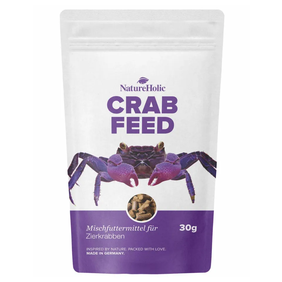 NatureHolic Krabbenfeed Krabbenfutter 30 g Sticks Chitin