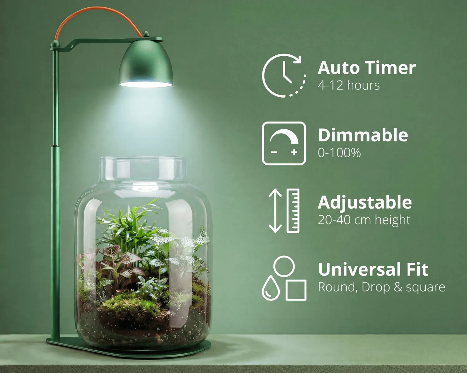 NatureHolic Nano Spot+ Beleuchtung Nano-Aquarium grün