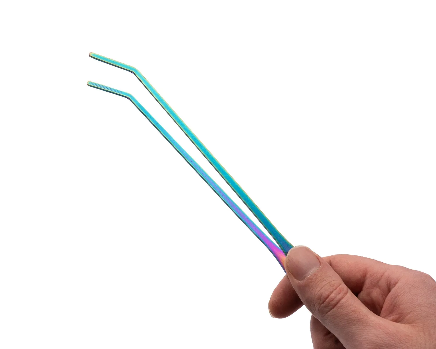 NatureHolic Scaping Tweezers Pflanzenpinzette 27cm gebogen bunt