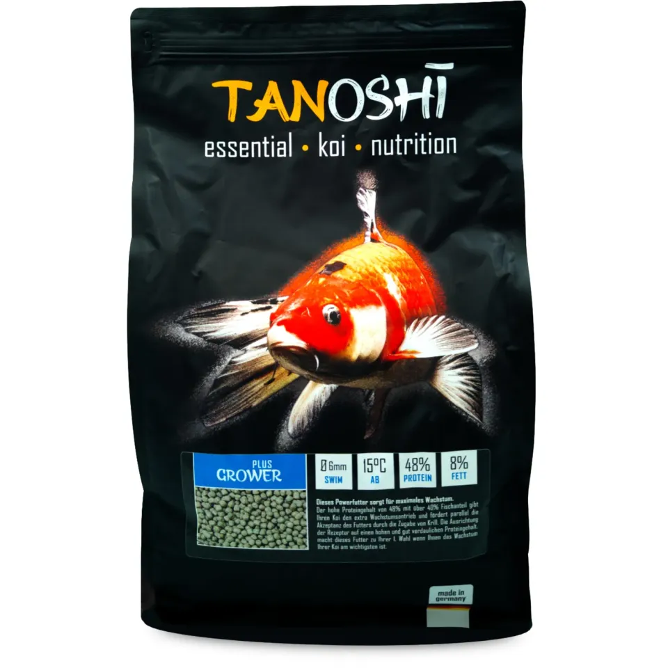 Tanoshi Grower Plus Koifutter 5 kg 6 mm Wachstum