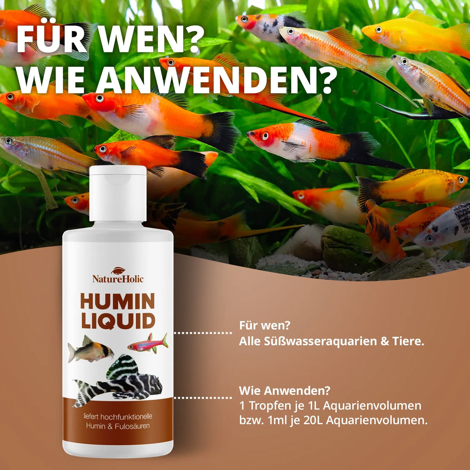 NatureHolic Crusta Humin Liquid Wasserpflege 125ml Huminstoffe