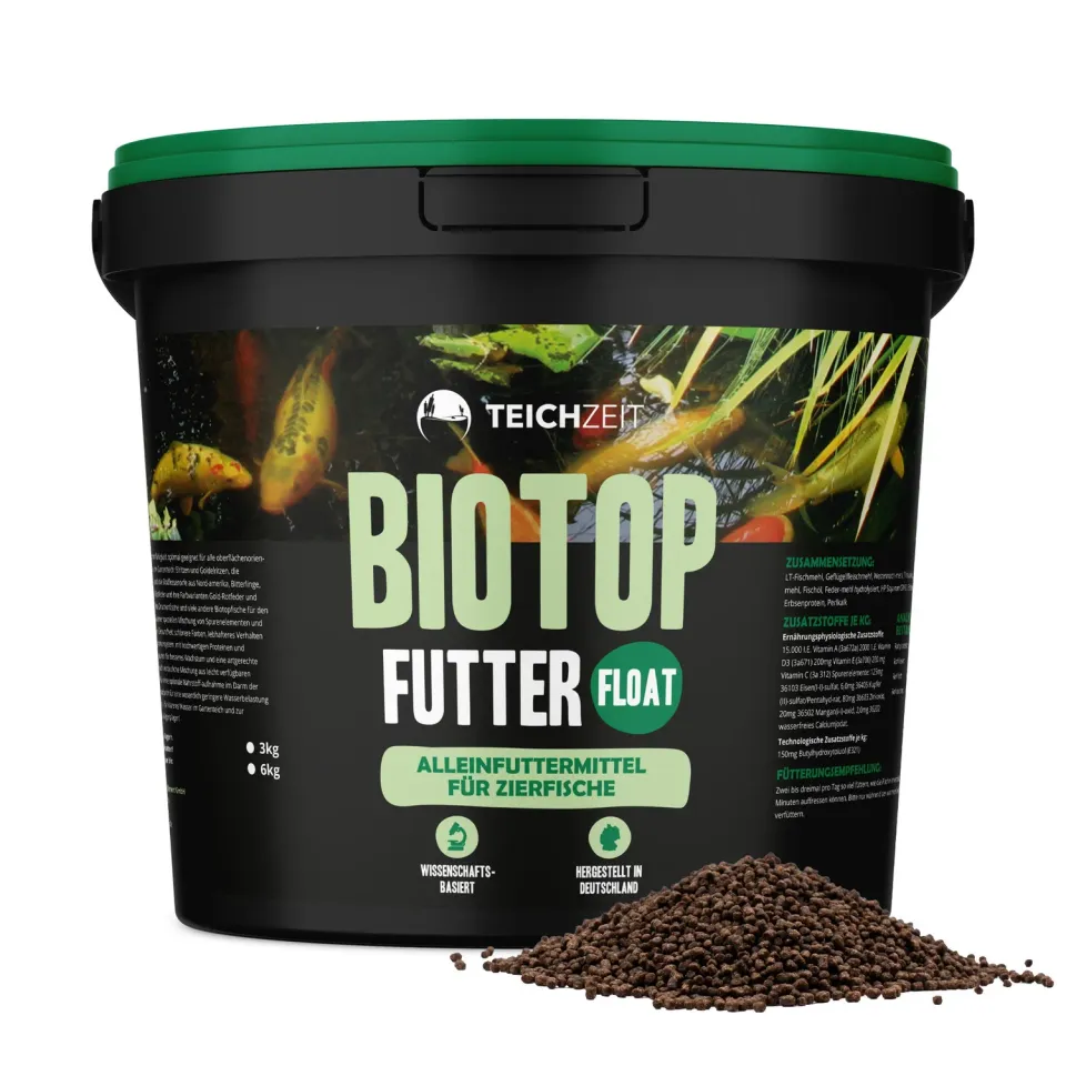 NatureHolic Teichzeit Biotop Float Teichfutter 1000ml