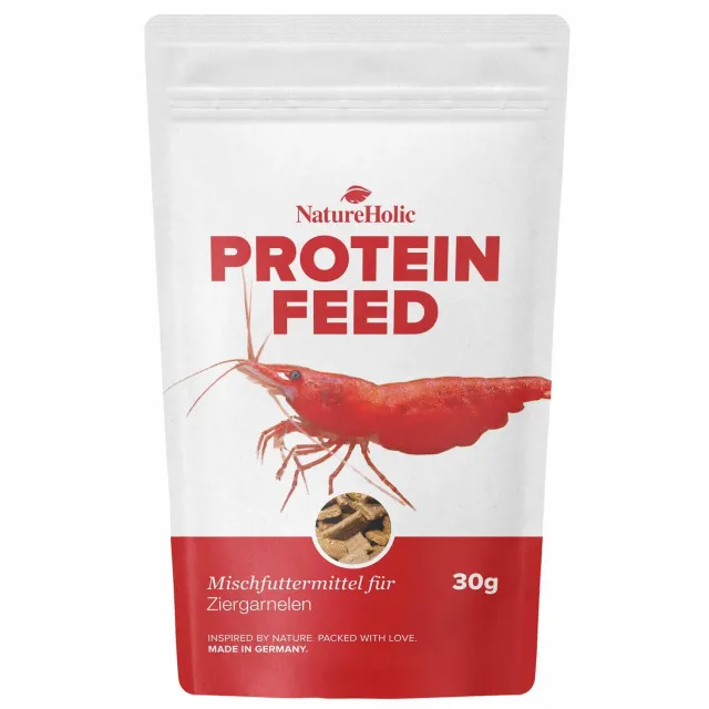 NatureHolic Proteinfeed Garnelenfutter 30 g Proteinfutter