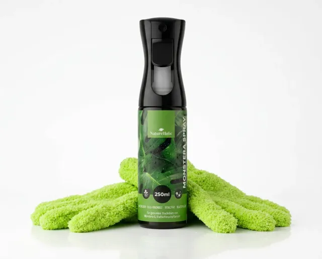NatureHolic Blattpflege-Set Handschuhe + Spray 250ml