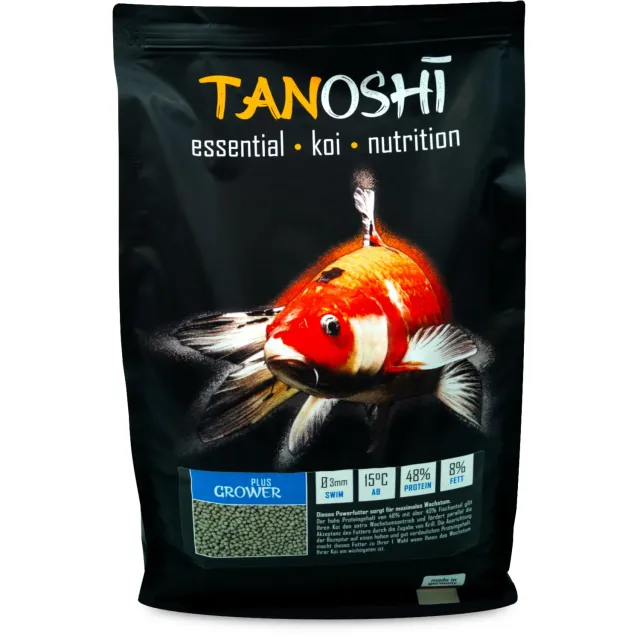 Tanoshi Grower Plus Koifutter 5 kg schwimmend 3 mm Protein