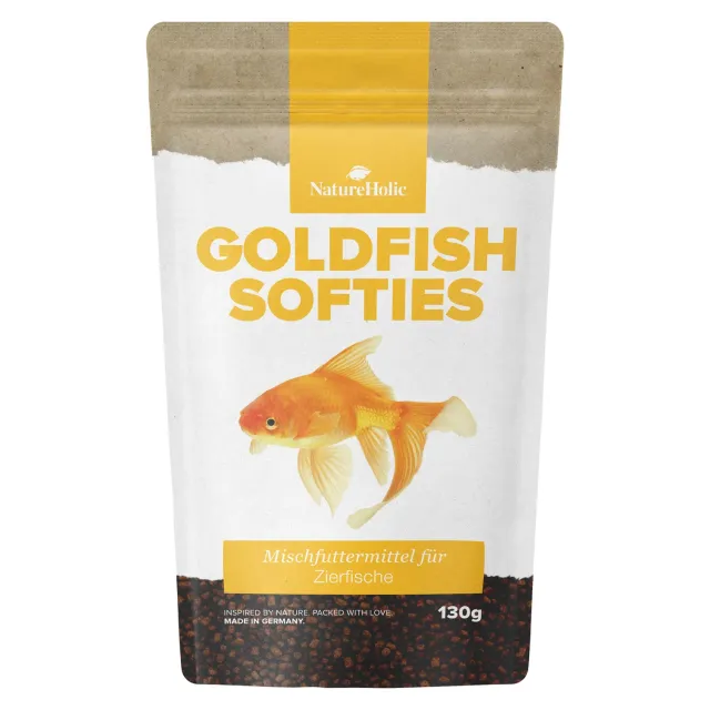 NatureHolic Goldfish Softies Goldfischfutter 130g schwimmend
