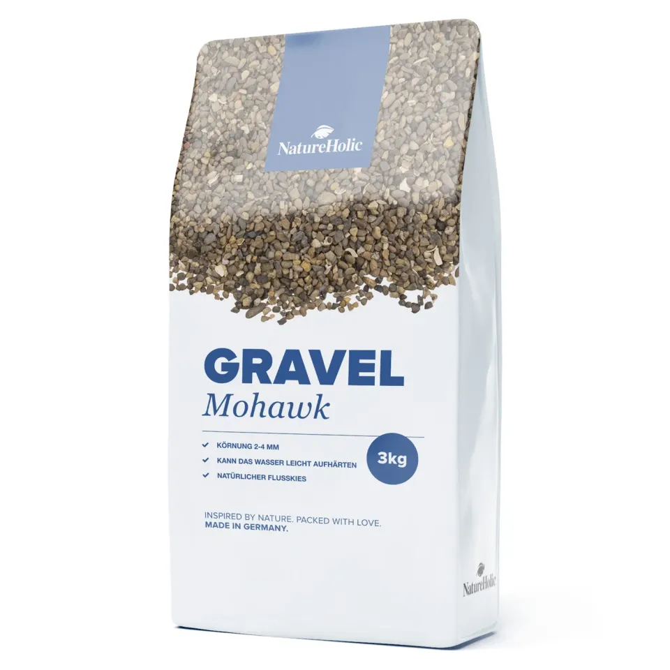 NatureHolic Naturkies Mohawk River Aquariumkies 3 kg 2-4 mm natur