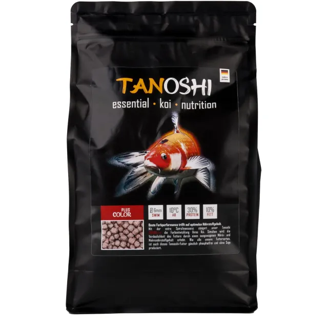 Tanoshi Color Plus Koifutter 1,2 kg 6 mm schwimmend Spirulina