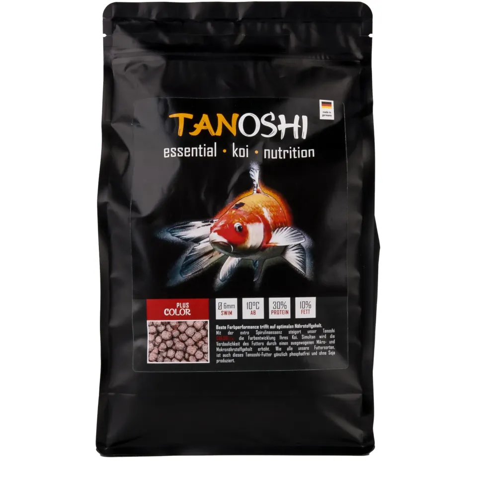 Tanoshi Color Plus Koifutter 1,2 kg 6 mm schwimmend Spirulina
