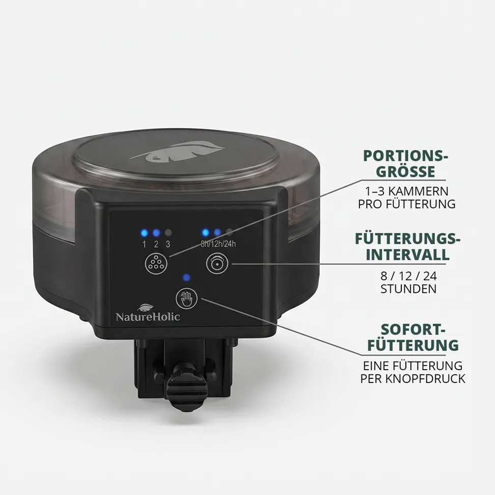 NatureHolic Nano Feeder Futterautomat 5-200L