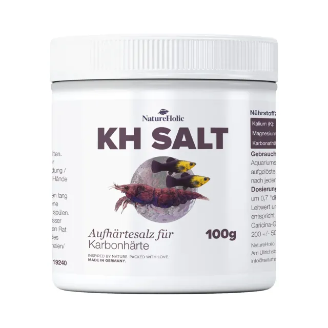 NatureHolic KH Salt Aufhärtesalz 500 g chloridreduziert