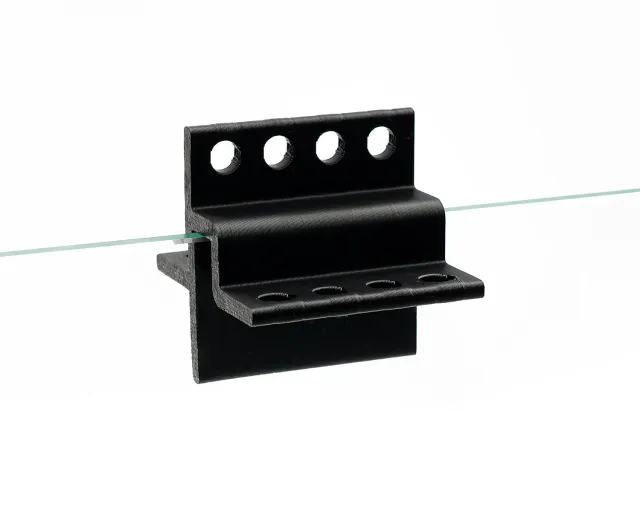 NatureHolic Schlauchhalter Aquarium 4 mm schwarz Kunststoff