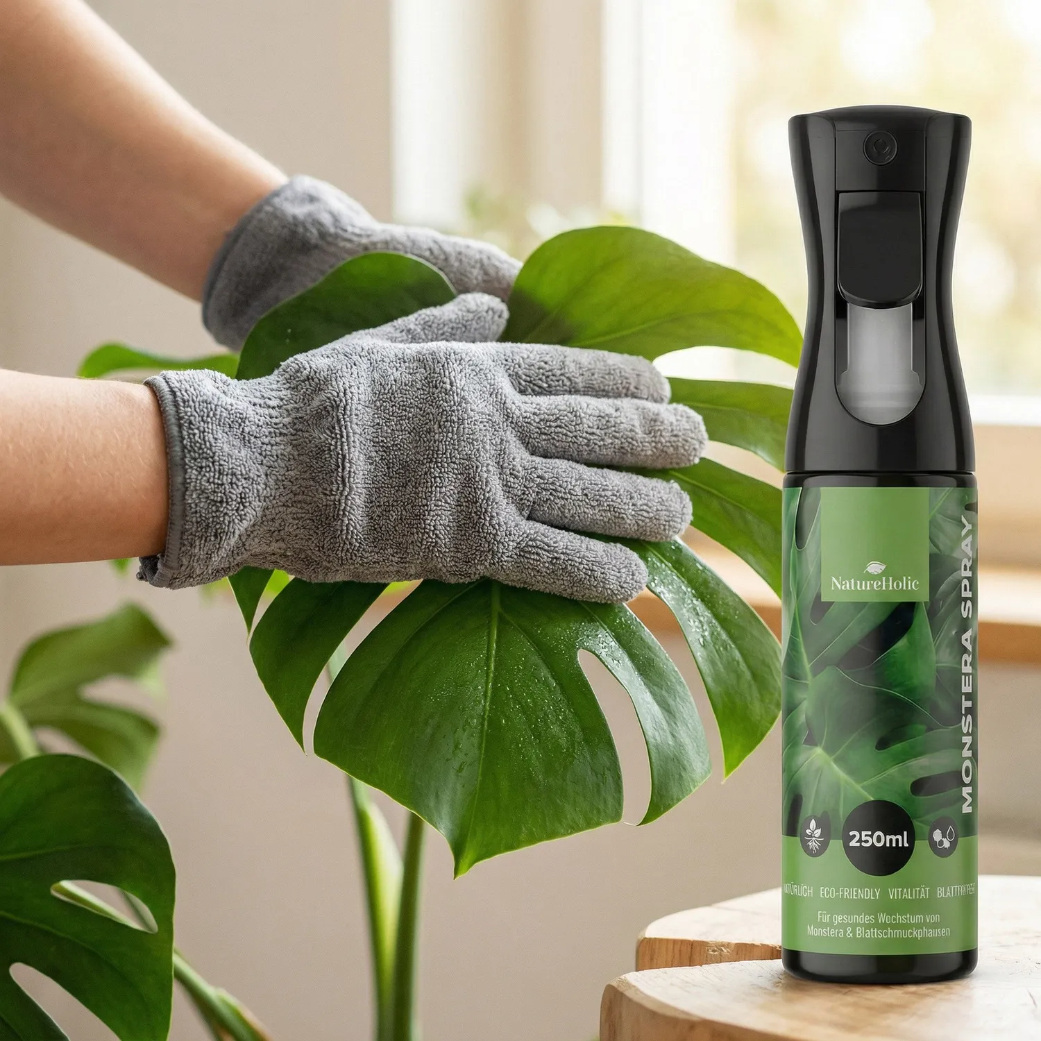 NatureHolic Monstera Spray Blattspray Dünger NPK Fensterblatt