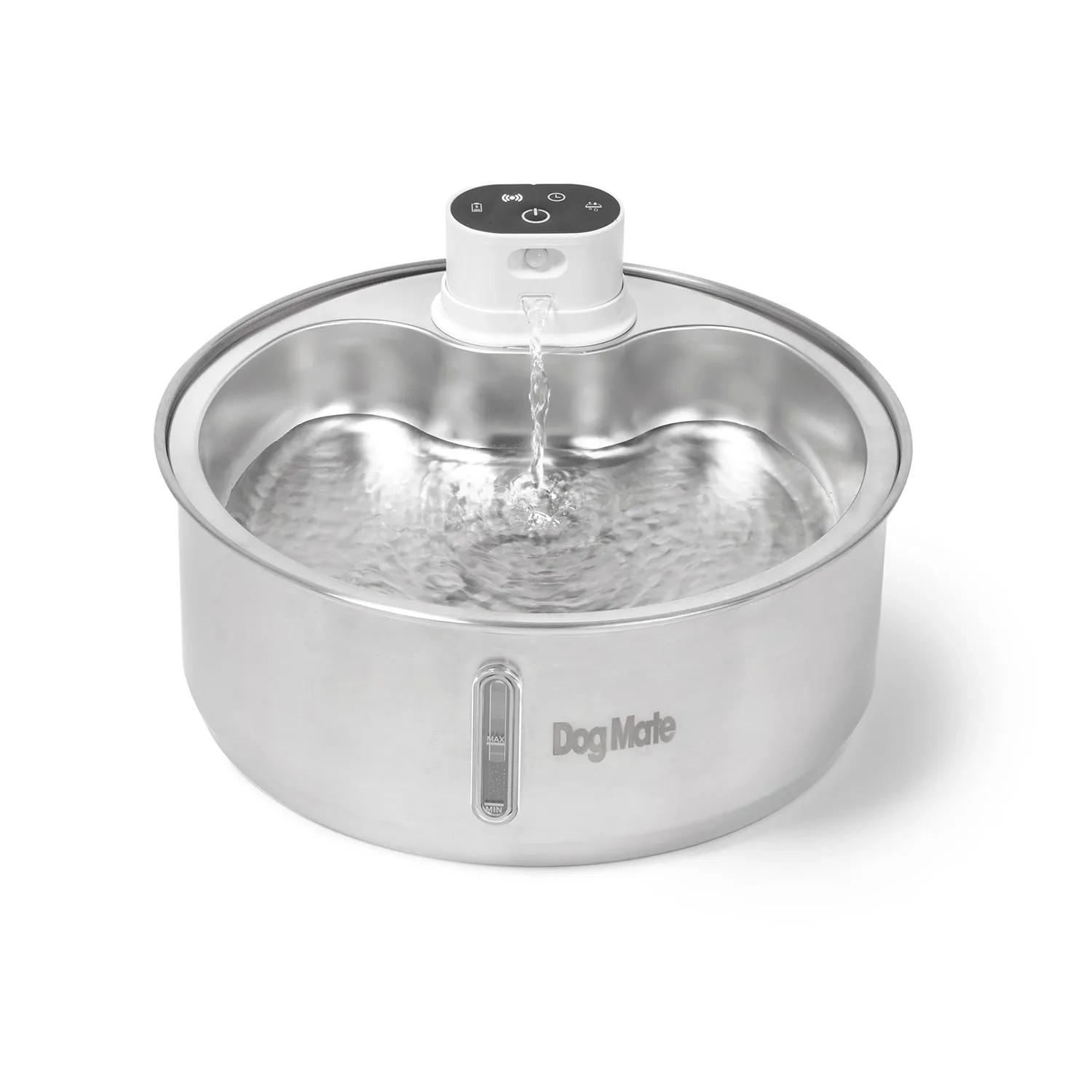 Dog Mate Trinkbrunnen Edelstahl 8 Liter kabellos