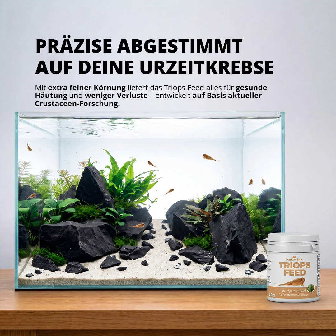 NatureHolic Triops Feed Triopsfutter 20g Insektenprotein