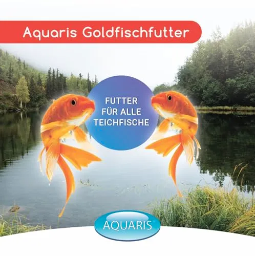 AQUARIS Goldfischfutter Pellets 3 mm 500 g Astaxanthin