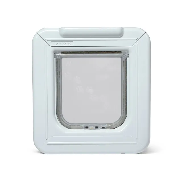 Closer Pets Cat Mate Elite 305 W Katzenklappe weiß Zeitschaltuhr