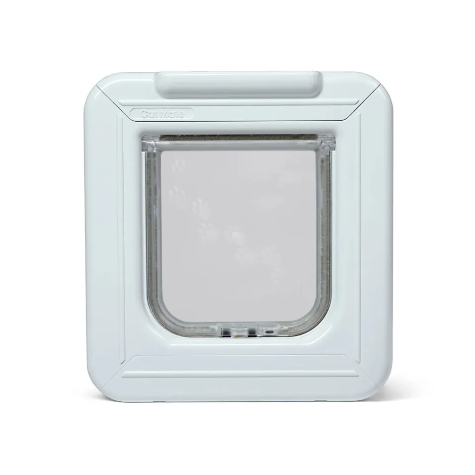 Closer Pets Cat Mate Elite 305 W Katzenklappe weiß Zeitschaltuhr