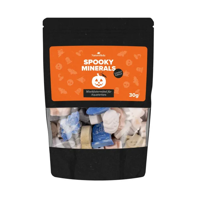NatureHolic Spooky Minerals Garnelen Mineralfutter 30g Halloween