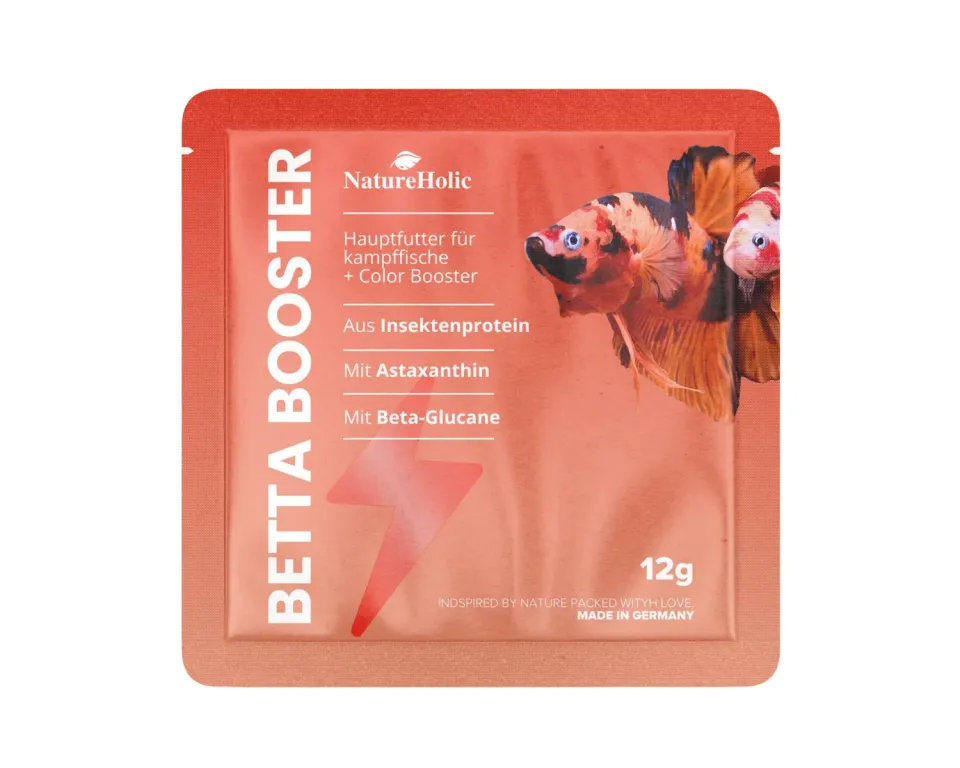NatureHolic Betta Booster Kampffischfutter 12g Granulat