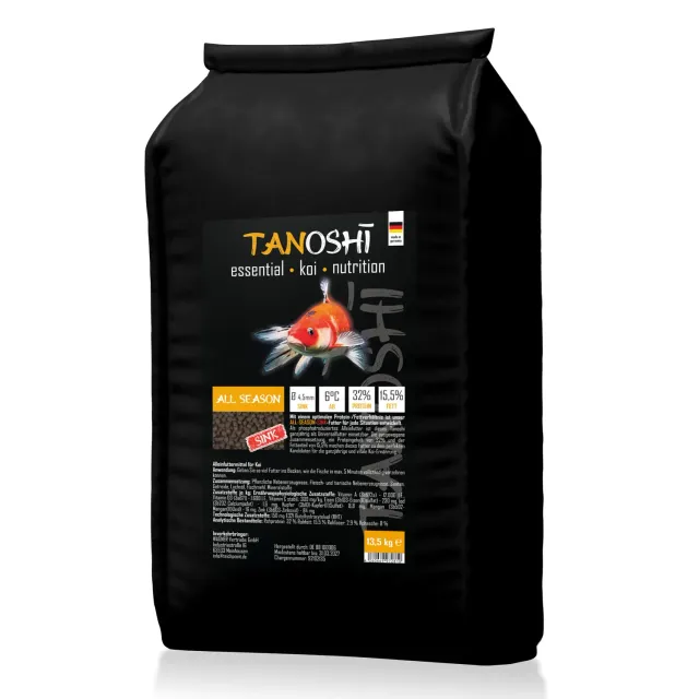 Tanoshi All Season Sink Koipellets 4,5 mm 13,5 kg