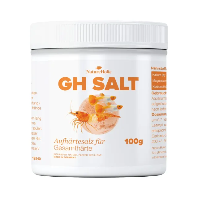 NatureHolic GH Salt Aufhärtesalz 250 g chloridarm