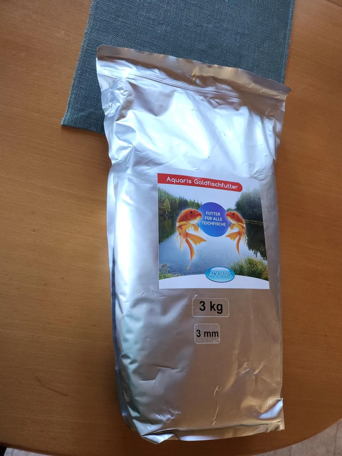 AQUARIS Goldfischfutter Pellets 3 mm 500 g Astaxanthin