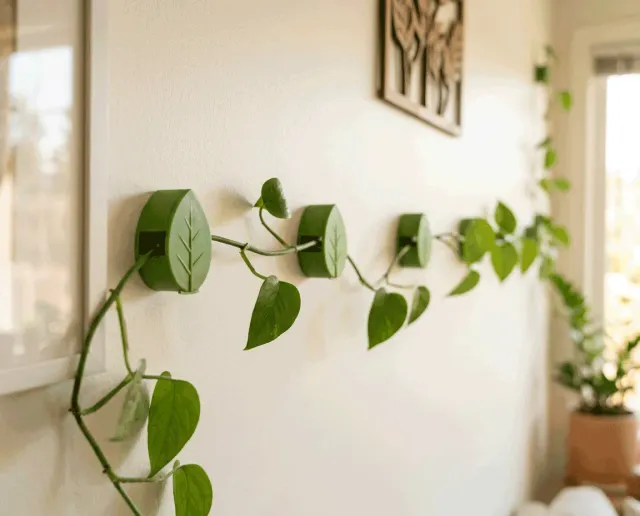 NatureHolic Pflanzenclips Kletterpflanzen 10er grün