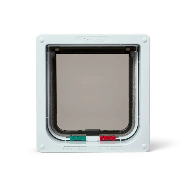 Closer Pets Cat Mate 235 Katzenklappe 4-Wege bis 50 mm Weiß