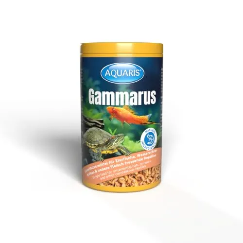 Aquaris Gammarus Fischfutter 100 g getrocknete Bachflohkrebse