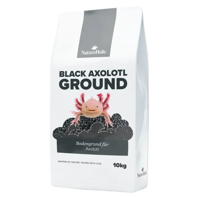 NatureHolic Black Axolotl Ground Bodengrund 10kg 2-3mm