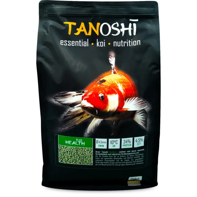 Tanoshi Health Plus Koifutter 5 kg schwimmend 4,5 mm Kräuter