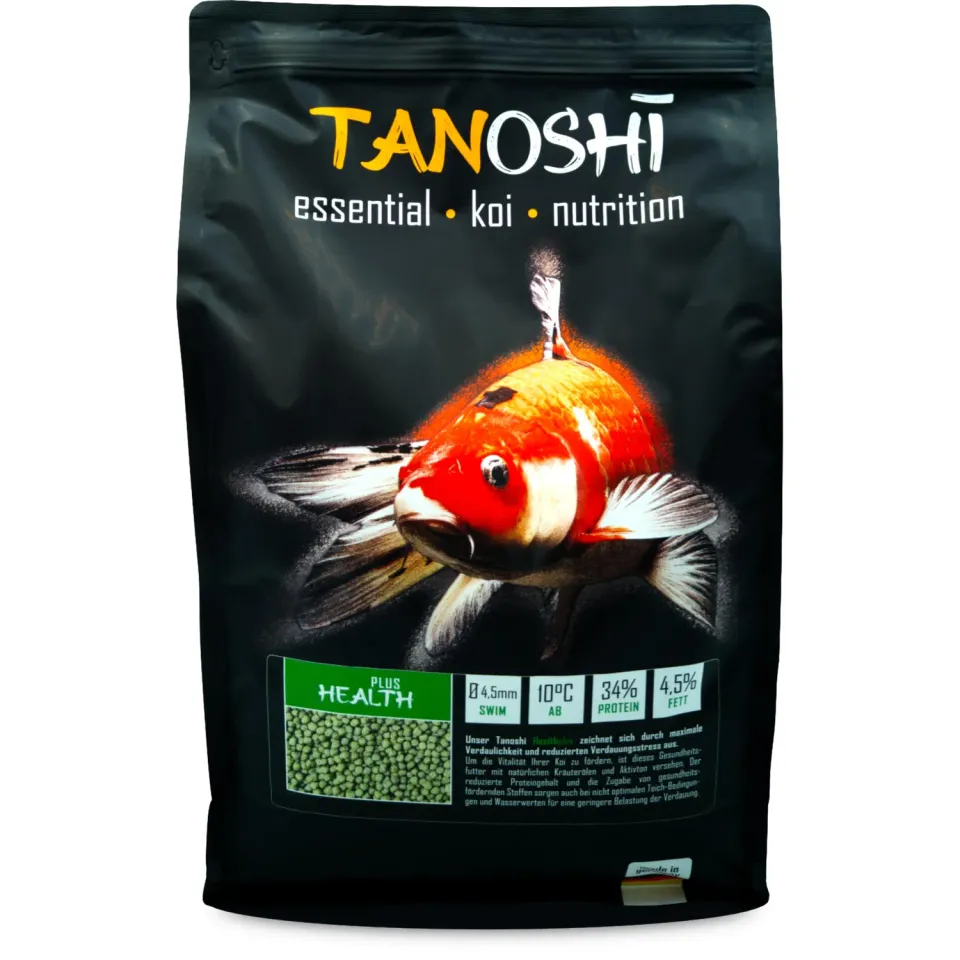 Tanoshi Health Plus Koifutter 5 kg schwimmend 4,5 mm Kräuter