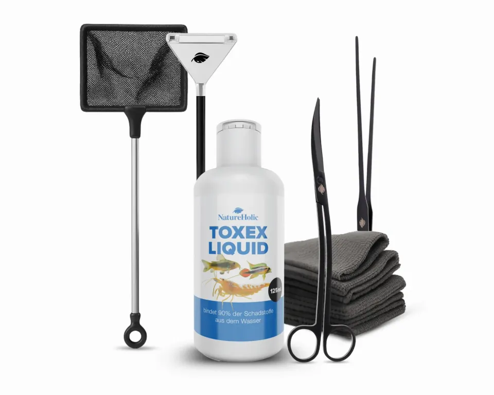 NatureHolic Aquarium Reinigungs Set 7-teilig Edelstahl