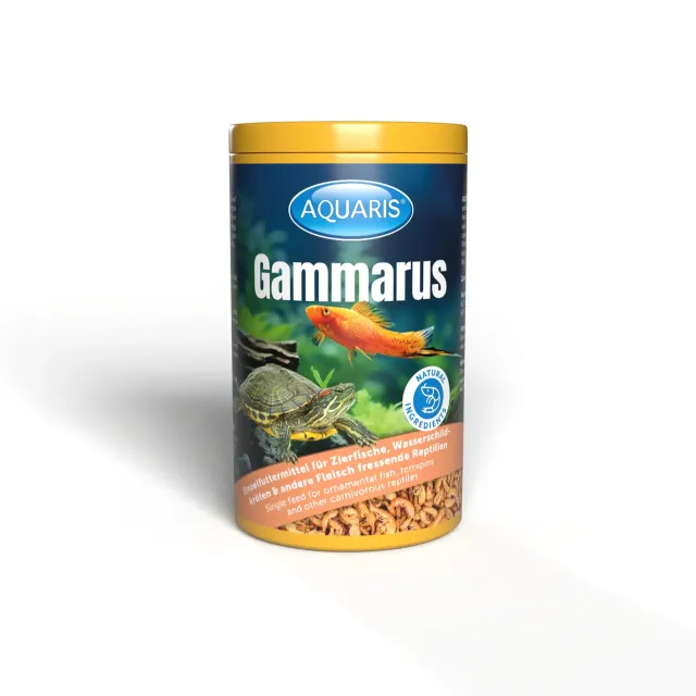 Aquaris Gammarus Fischfutter 100 g getrocknete Bachflohkrebse