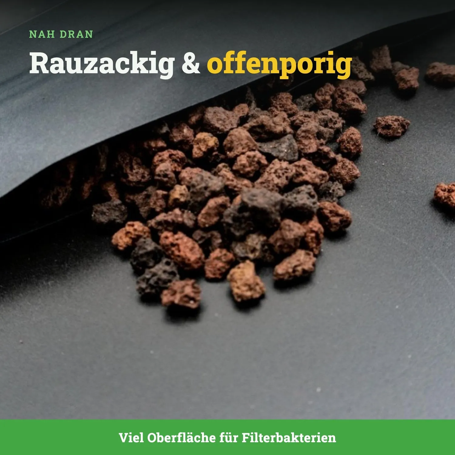 GarnelenTv Lava Base Lavagestein 3 kg 2-8 mm Unterbau