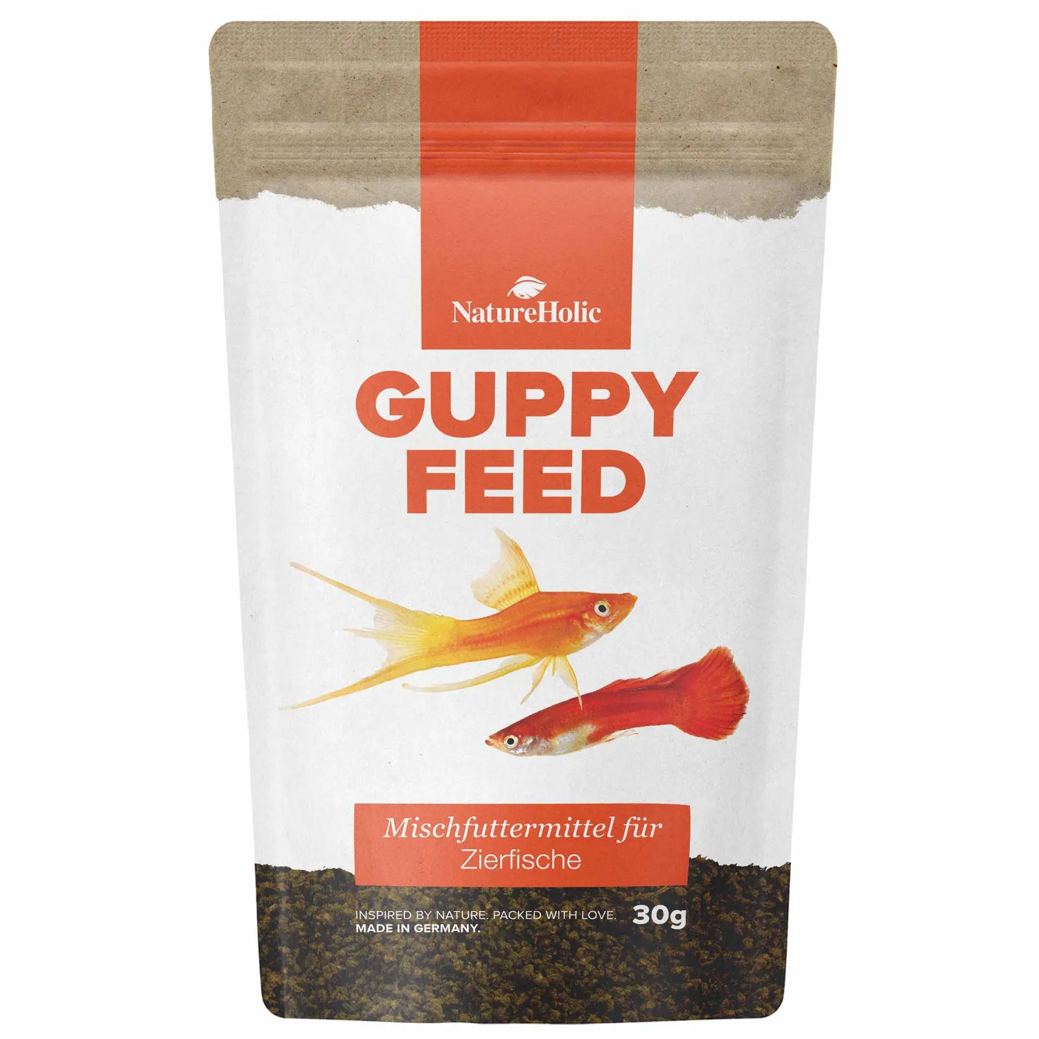 NatureHolic Guppyfeed Guppyfutter 30 g 0,5 mm Softgranulat