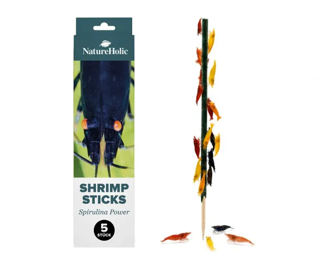 NatureHolic Garnelen Lollies Spirulinapower Futter 5 Lollis proteinreich